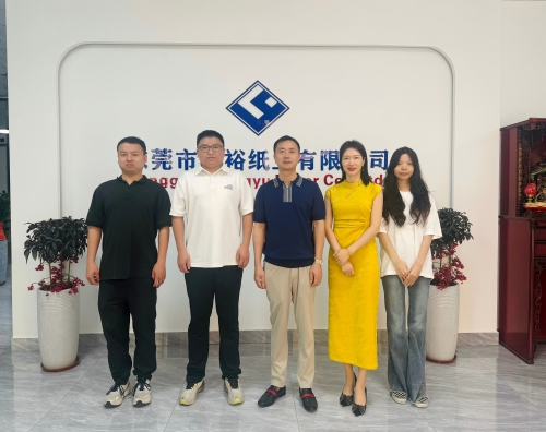协会秘书处走访东莞市隆裕纸业有限公司