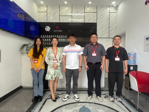 协会秘书处走访东莞市冠荣商标织造有限公司