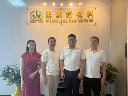 协会秘书处走访东莞市先创新材料有限公司